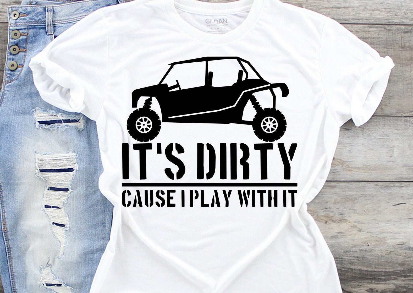 "It's Dirty" Side-By-Side T-Shirt 