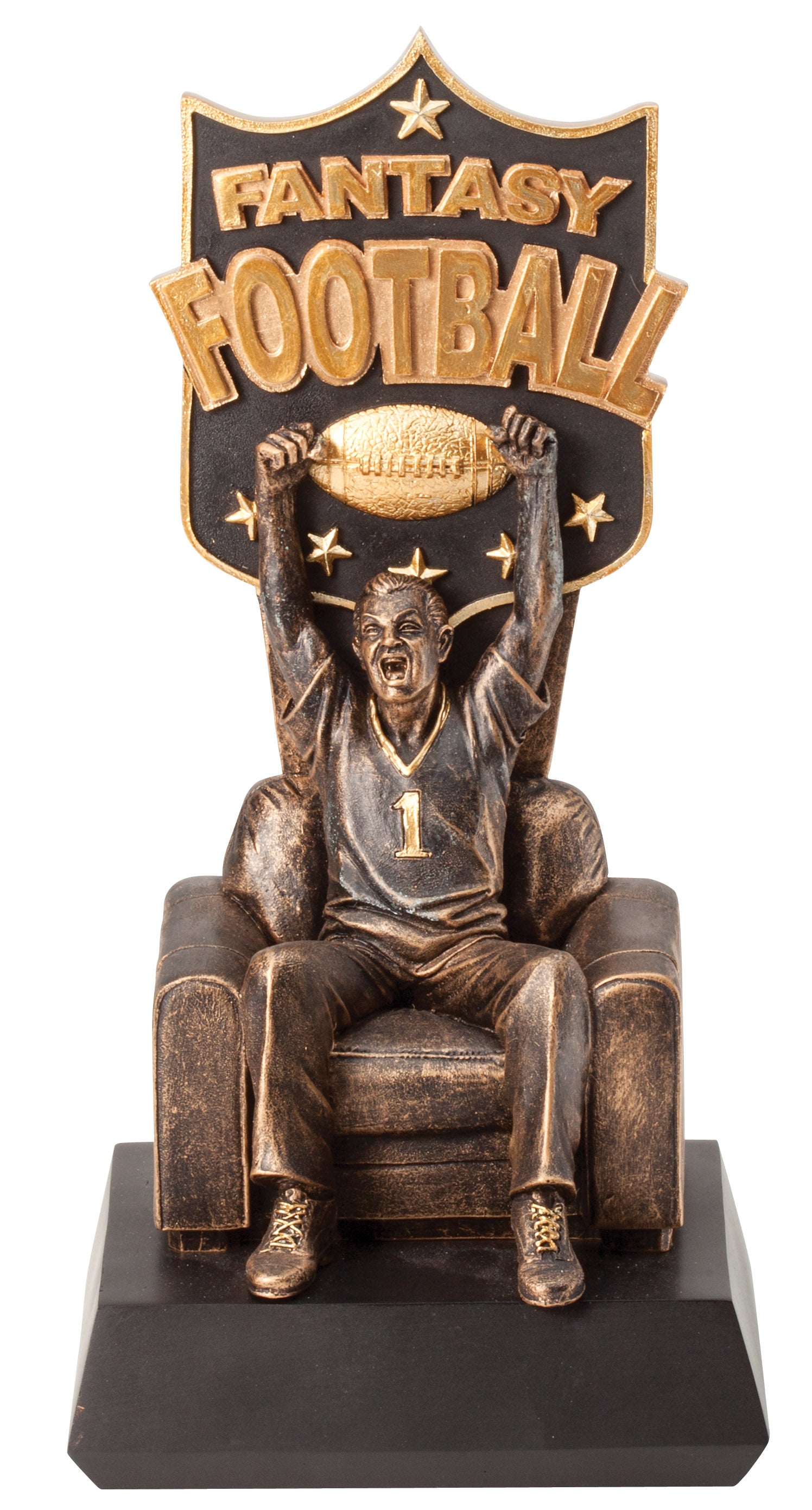 End Zone Fantasy Football Trophy