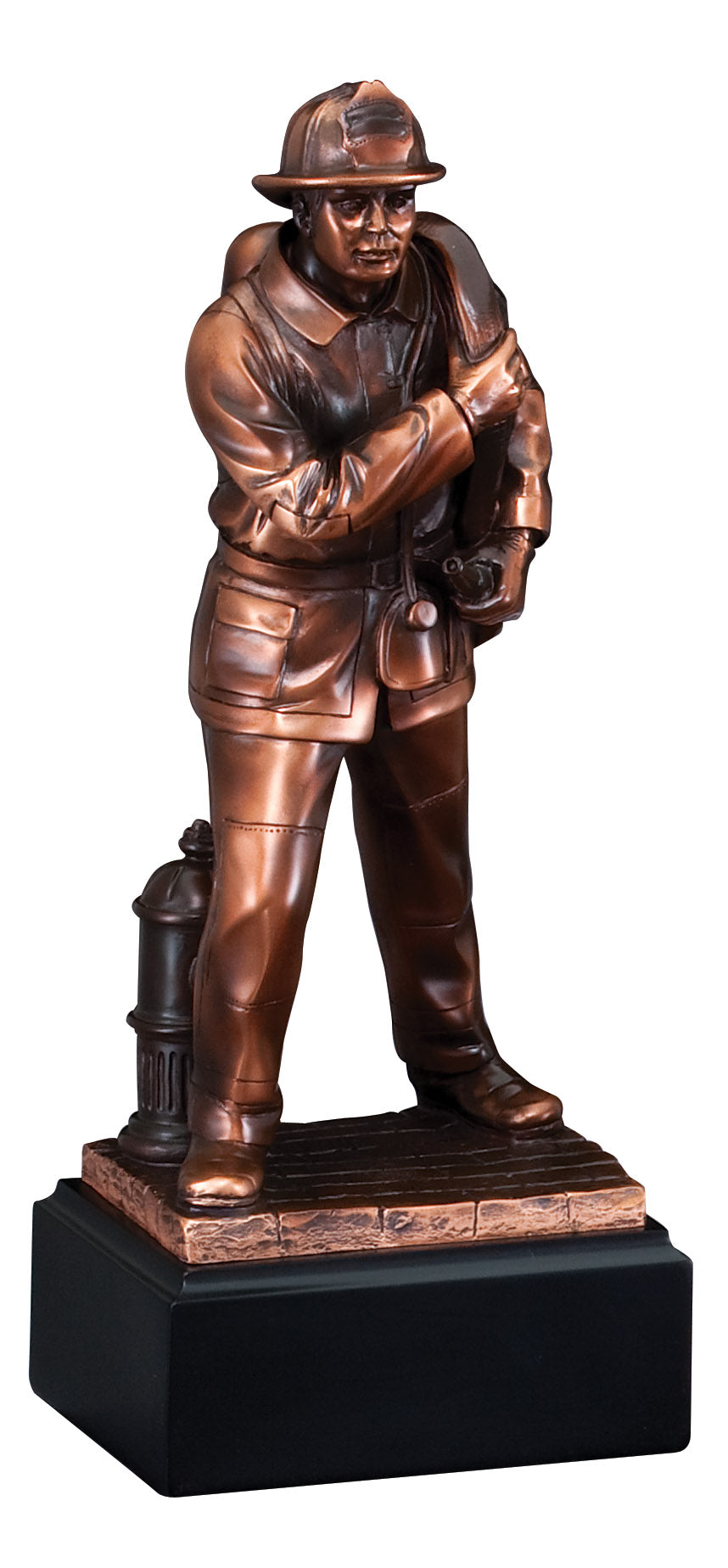 Fireman with Hose Resin Award