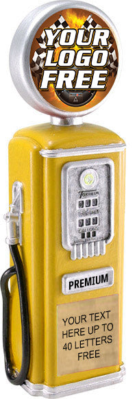 Gas Pump Resin, Yellow, with Custom insert