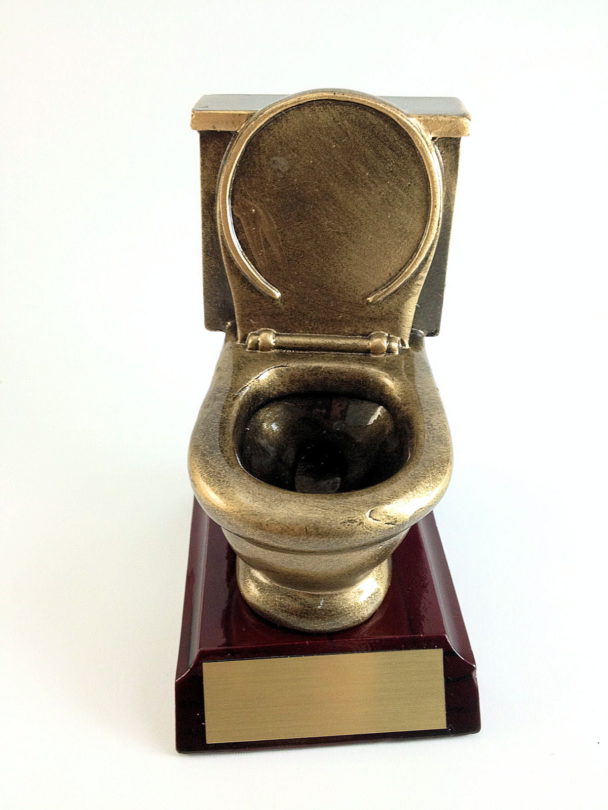 Rosewood-Antique Gold Toilet Loser Award