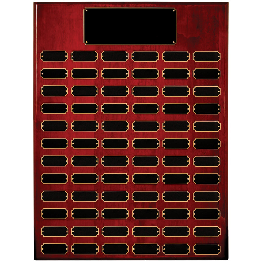72 Plate Rosewood Piano Finish Perpetual Plaque