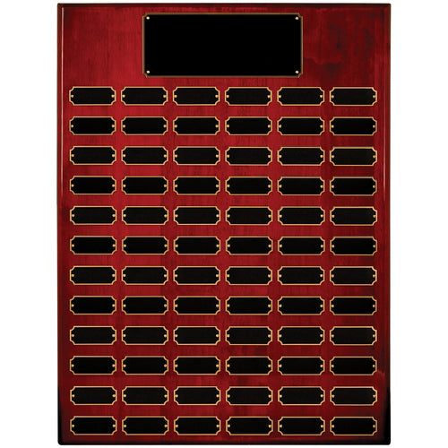 72 Plate Rosewood Piano Finish Perpetual Plaque