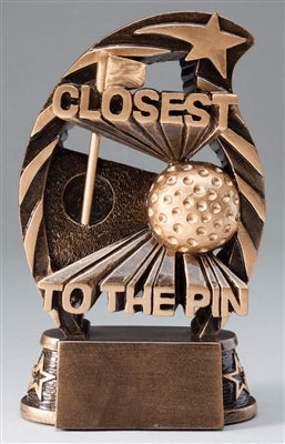 Closest to the Pin Resin Trophy