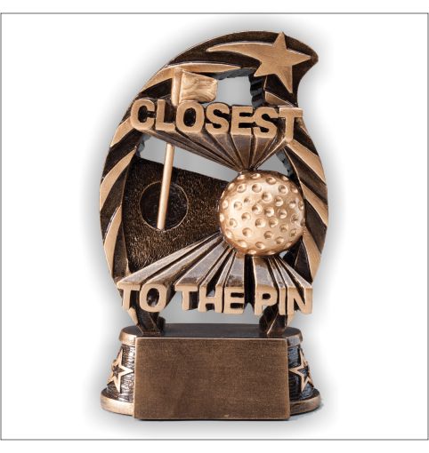 Closest to the Pin Resin Trophy