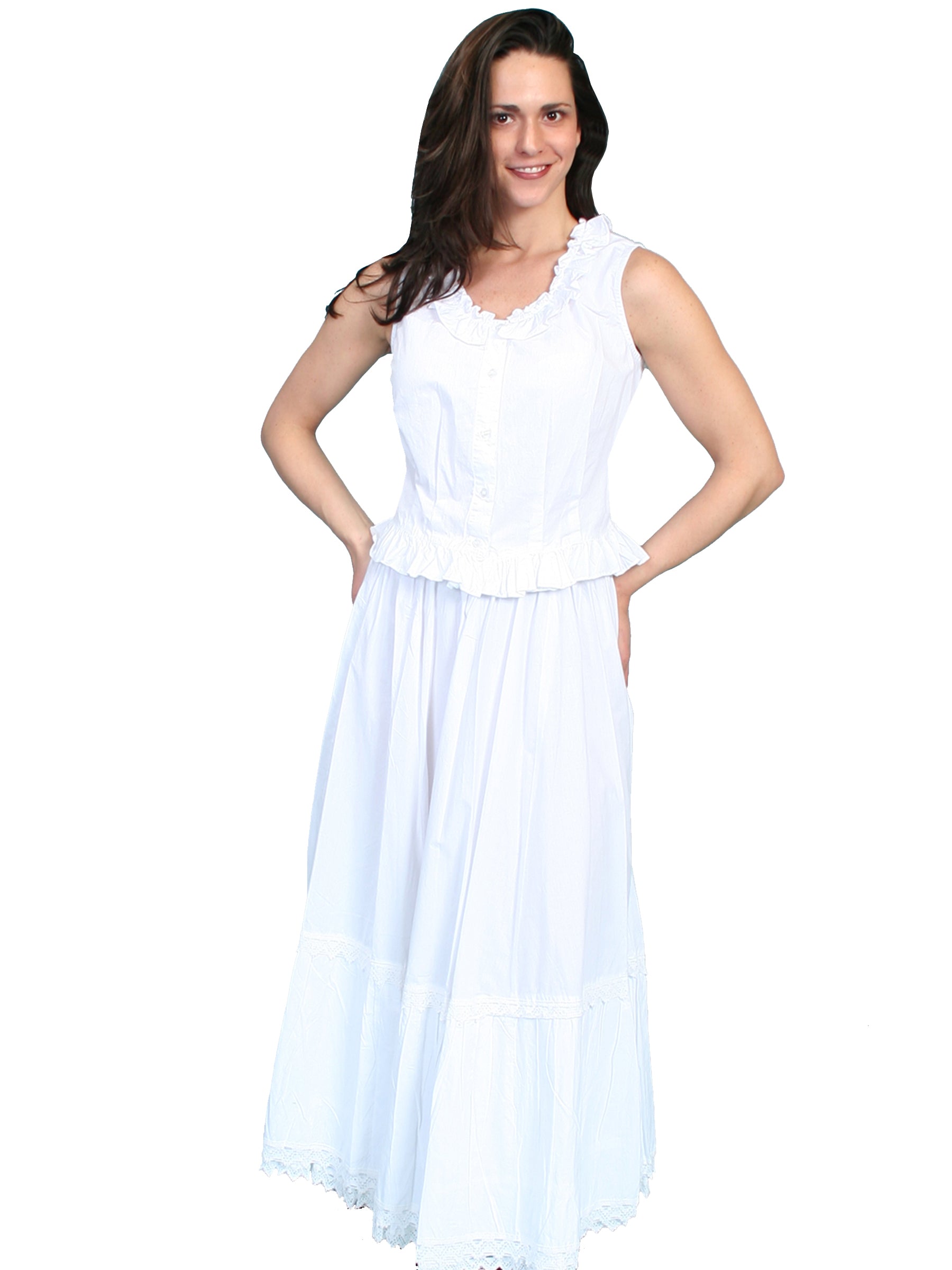Cotton Petticoat in White