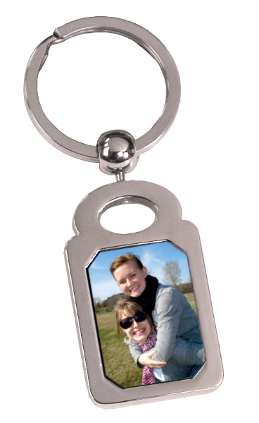 Rectangle Metal Key Chain