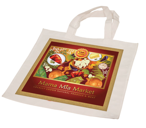 Poly Canvas No Gusset Bag