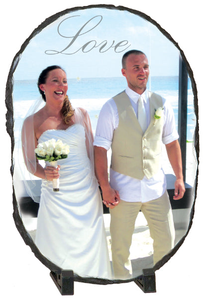 Oval Photo Stone