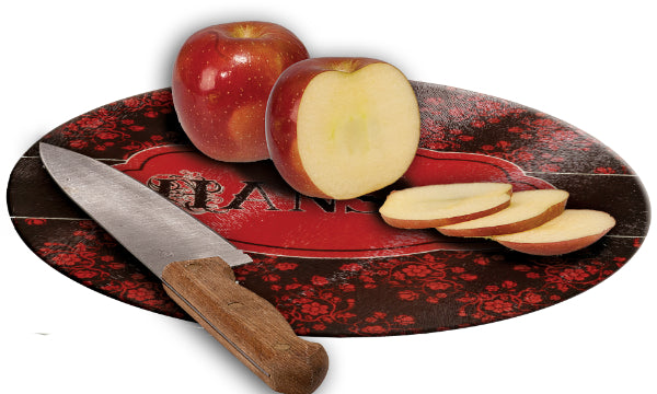 Round Glass Cutting Board