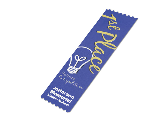 Custom Pinked Ribbon/Bookmark
