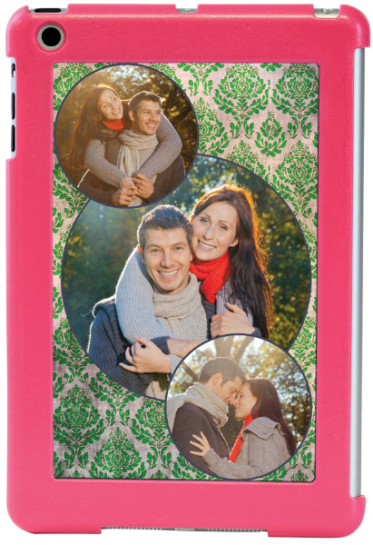 Textured Pink Plastic Ipad Mini Case Hard Plastic Shell