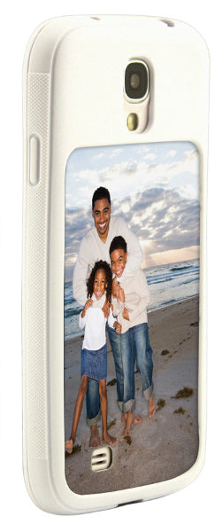 White Galaxy S4 Impact Resistant Rubber Like Tpu Case