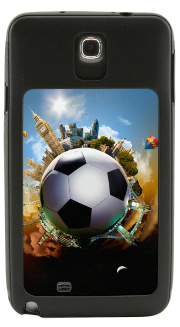 Black Galaxy Note 3 Impact Resistant Rubber Like Case