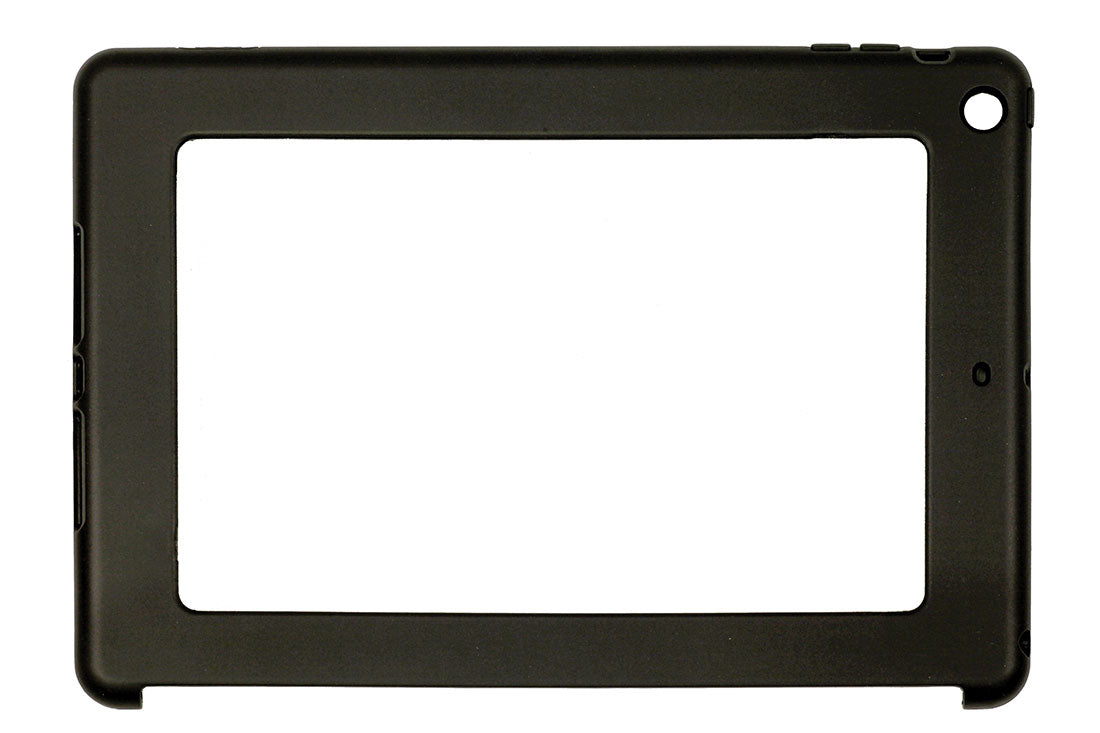 Black Ipad Air Impact Resistant Rubber Like Tpu Case