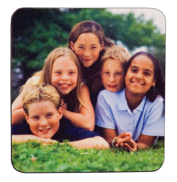 Square Felt Coaster With Rubber Back