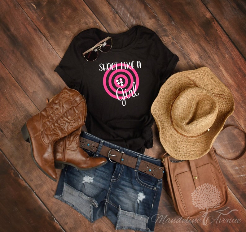 "Shoot Like A Girl" Target T-Shirt