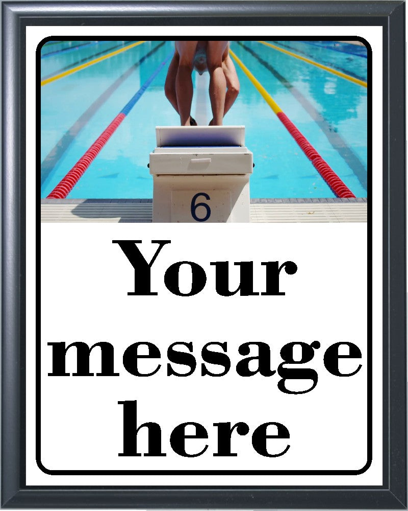 Swimming Plaque 3