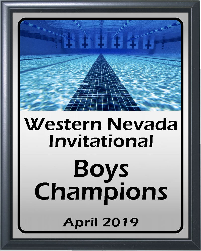 Swimming Plaque 6