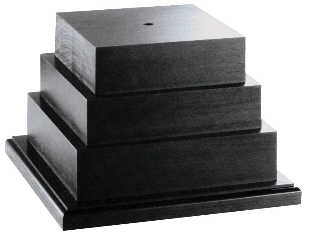 3-Tier Wood Trophy Base, 6 1/2"