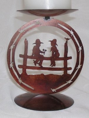 First Love Medallion Candle Holder