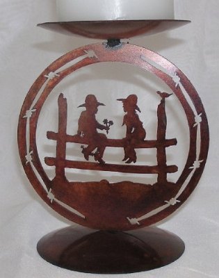 First Love Medallion Candle Holder