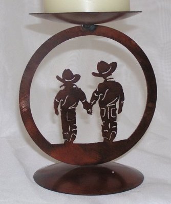 Cute Kids Medallion Candle Holder