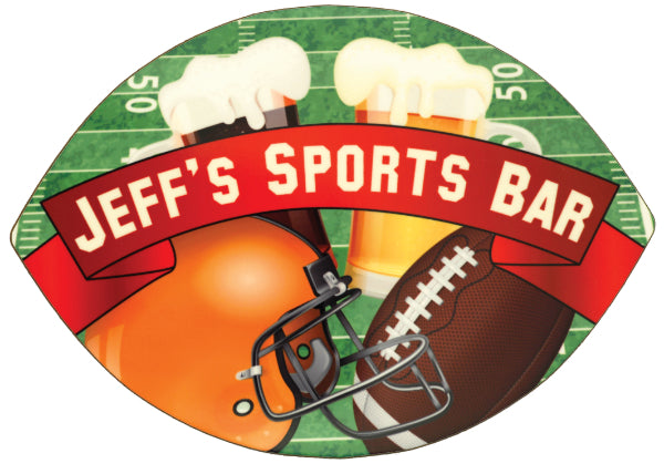Glossy Football Hardboard Coaster
