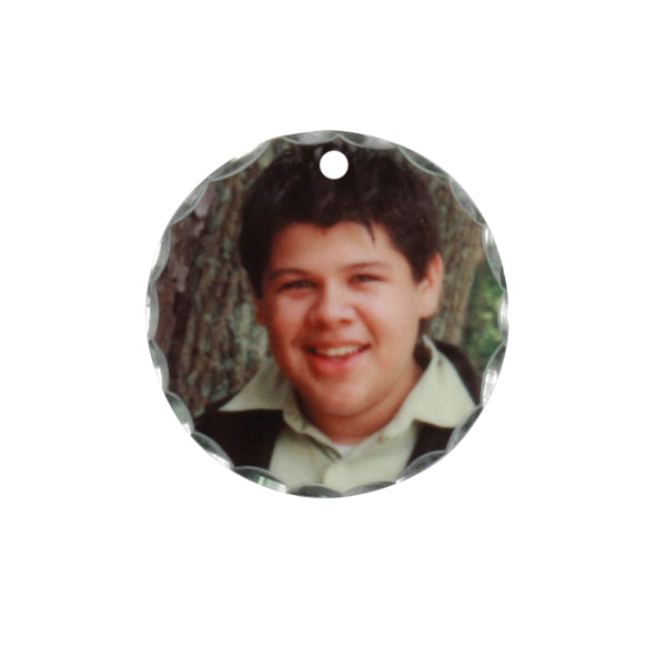 Small Circle Photo Charm