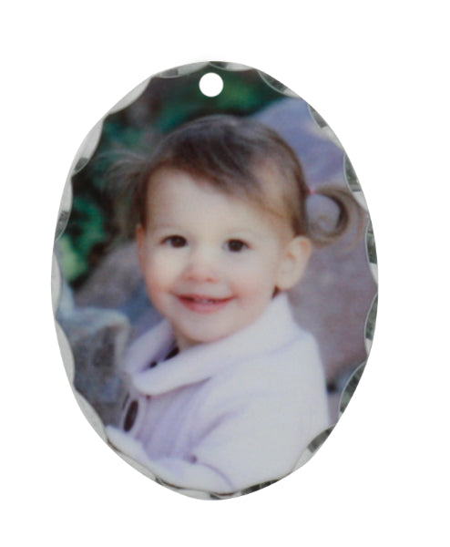 Large Oval Photo Pendant