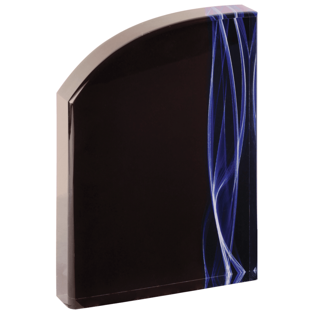Blue 7" Wave Vapor Acrylic