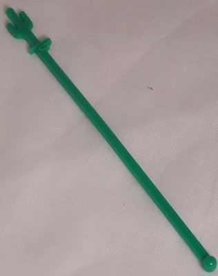Green Plastic Cactus Card Pick