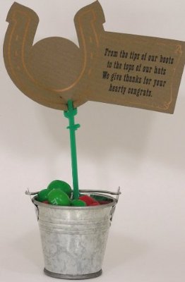 Green Plastic Cactus Card Pick