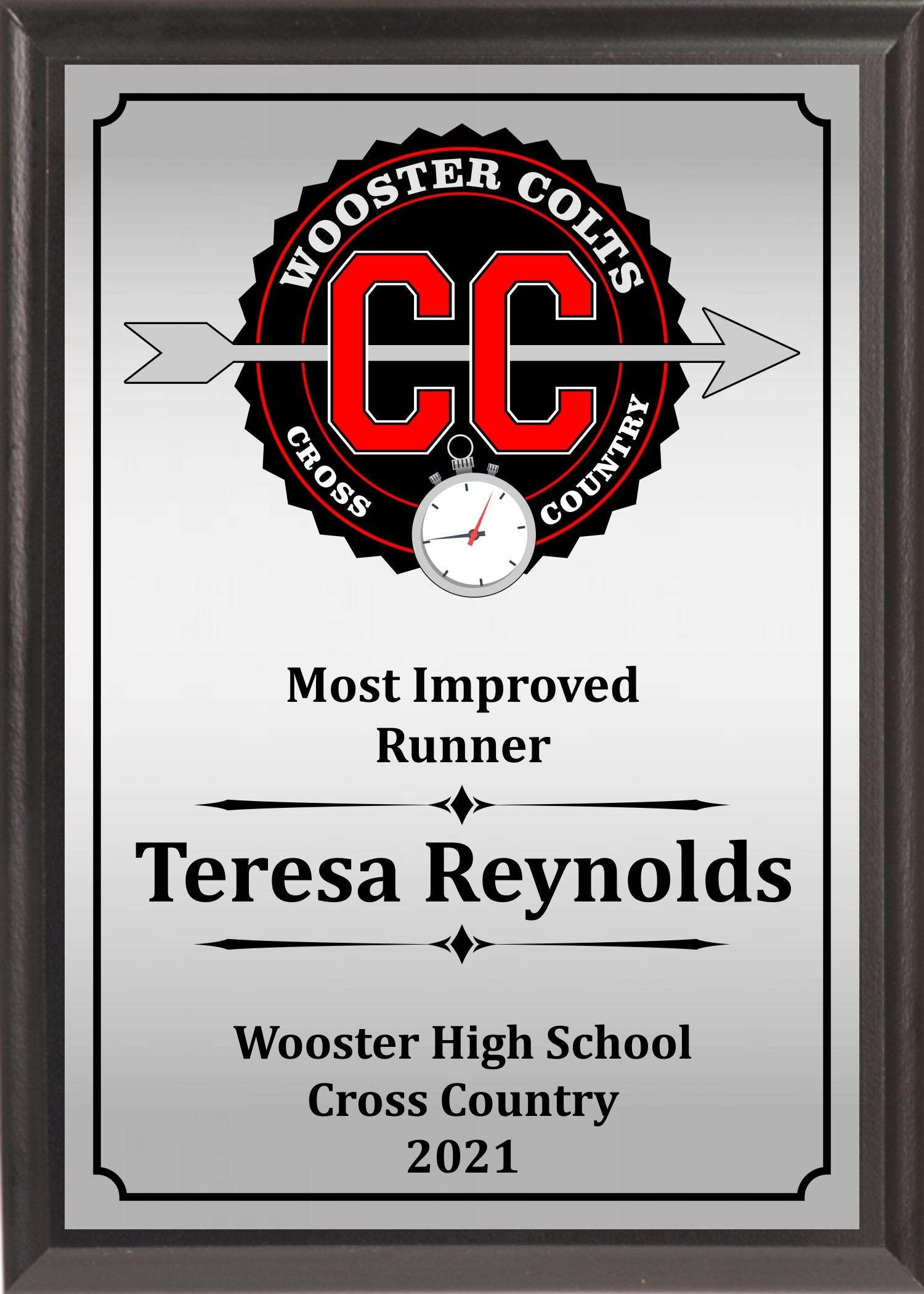 Arrow Seal Cross Country Plaque