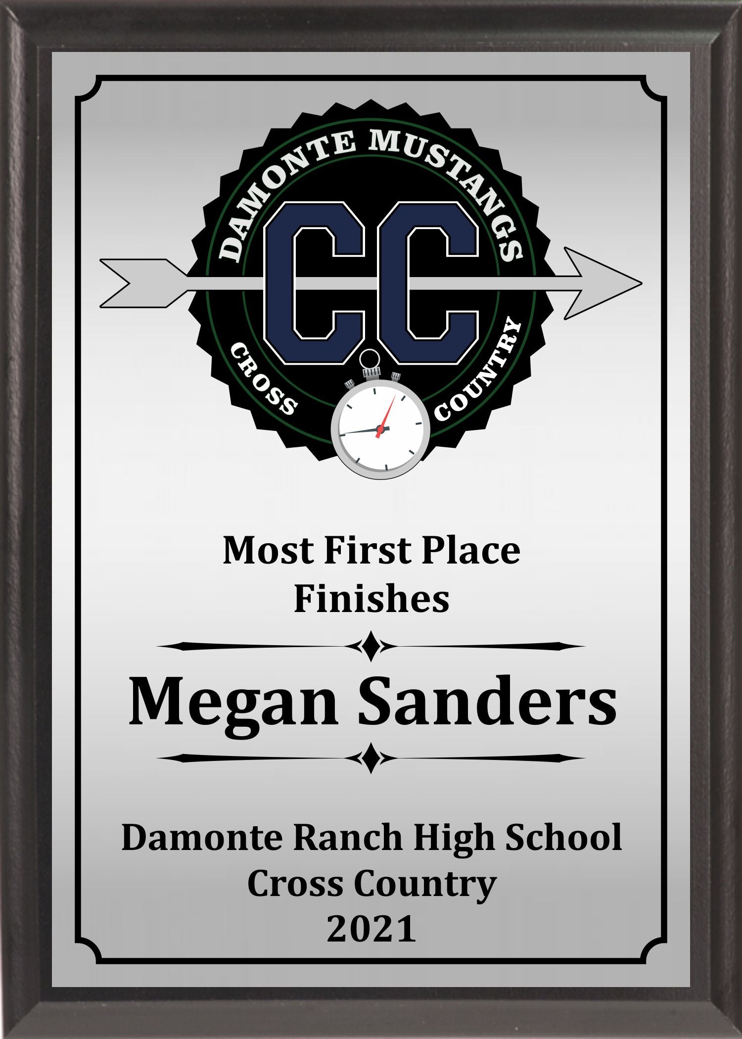 Arrow Seal Cross Country Plaque