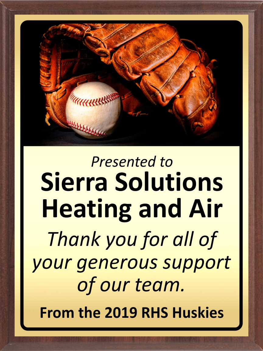 Ball in Glove Baseball Plaque, Gold