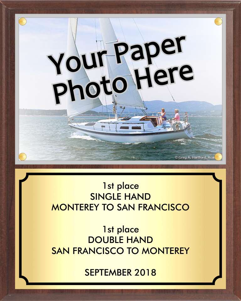 Bevelled Acrylic Cover Photo Plaque, Portrait
