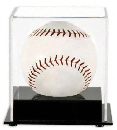 Baseball Acrylic Display Case with Base
