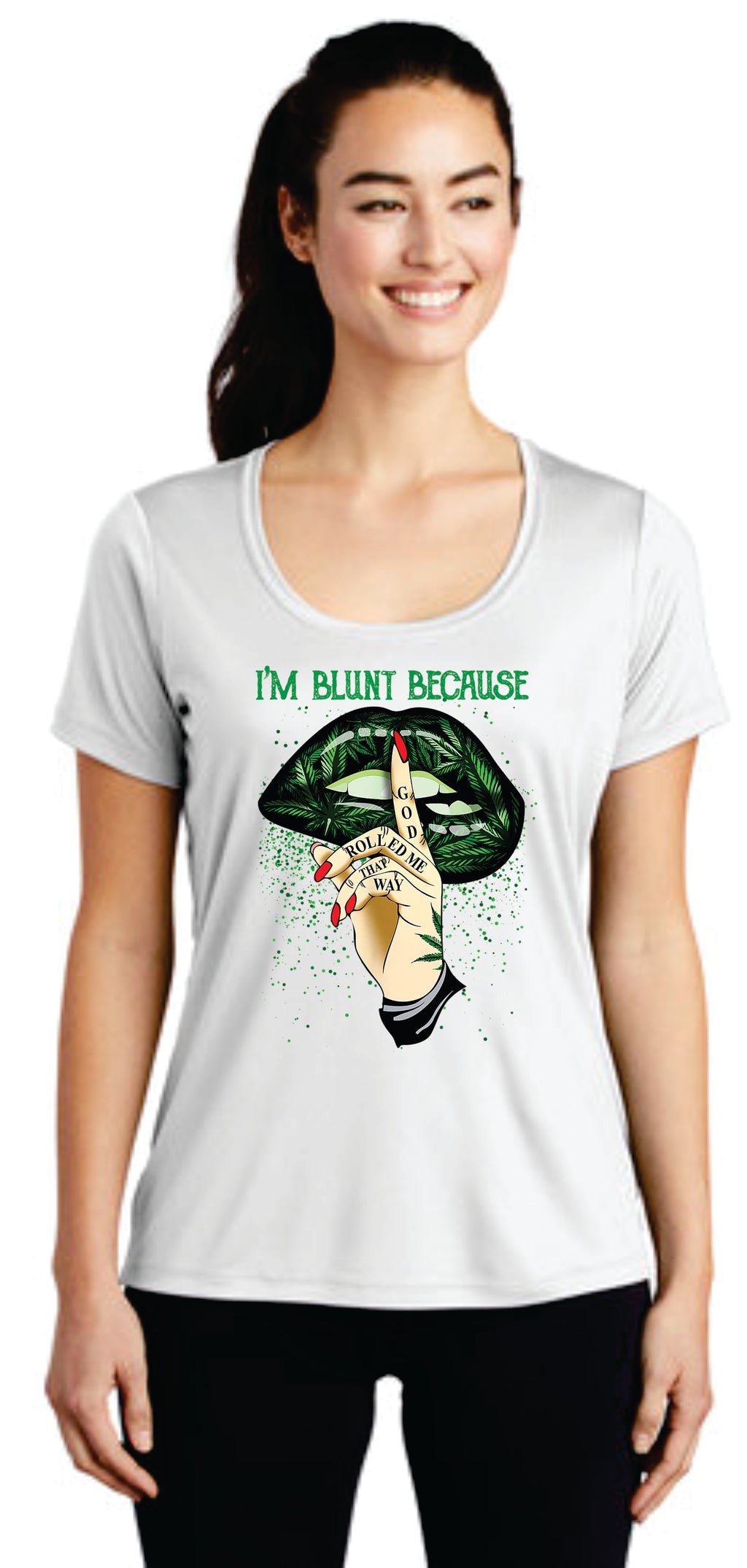I'm Blunt Because Ladies' Top
