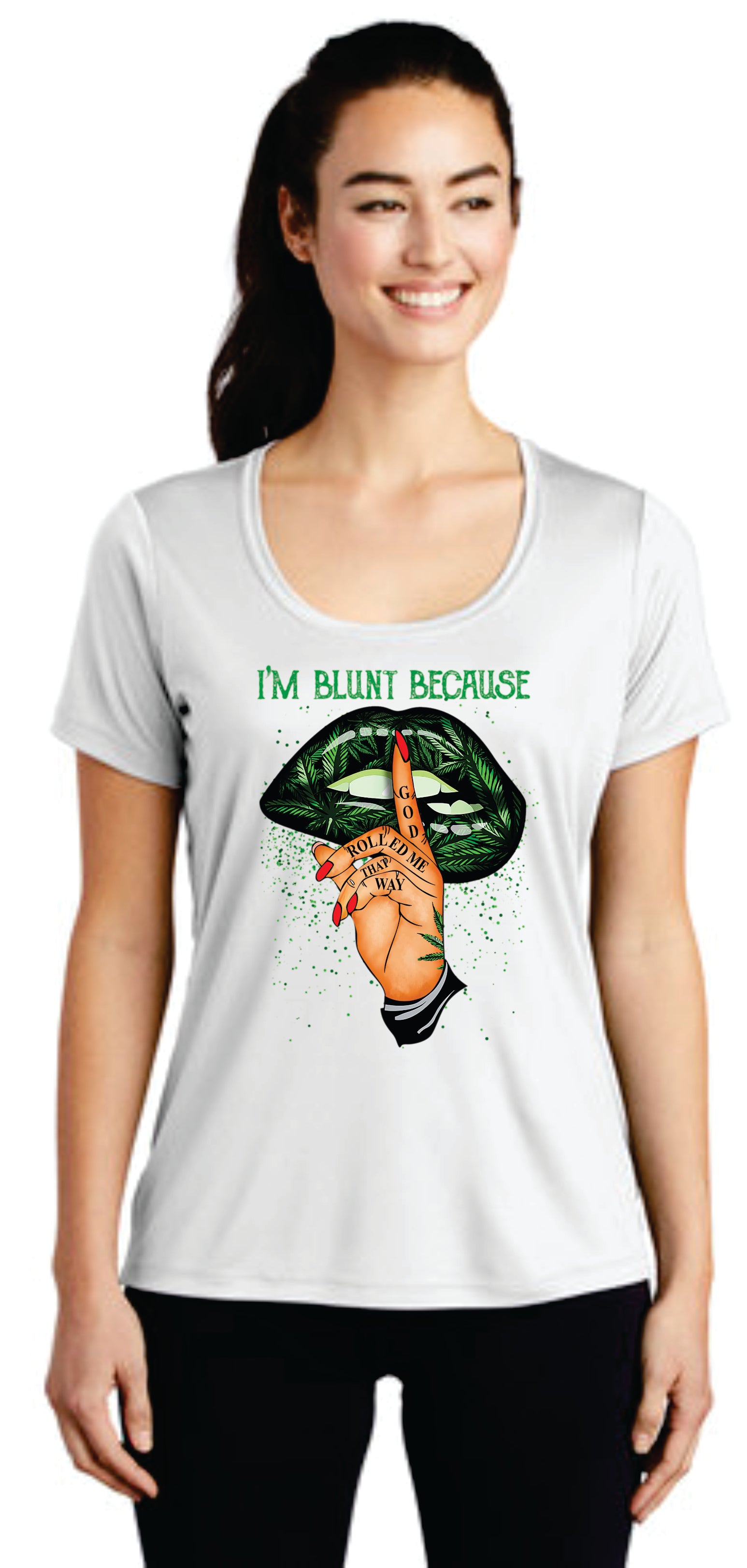 I'm Blunt Because Ladies' Top