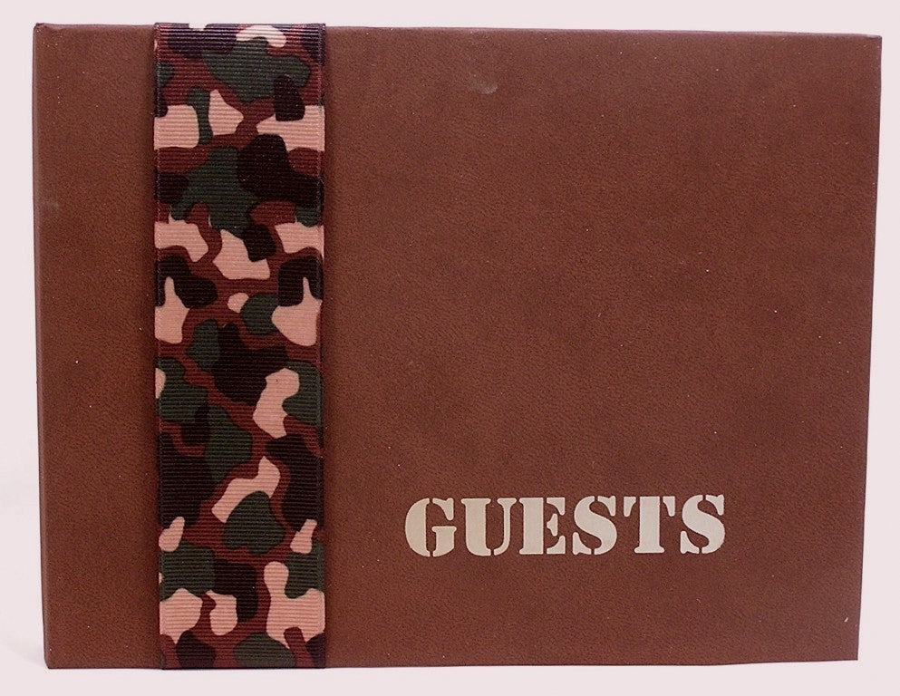 Camouflage Guest Book