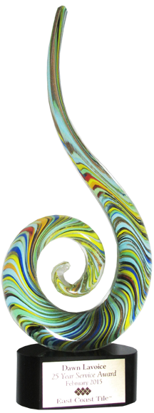 Color Swoop Art Glass