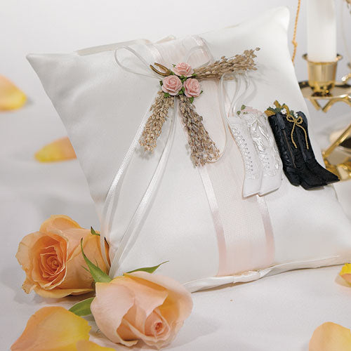Country Elegance Ring Pillow