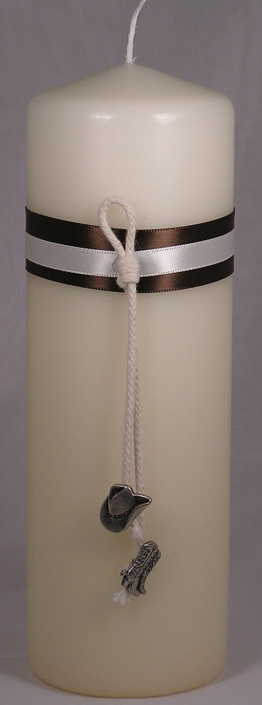 Cowboy Charm Unity Candle