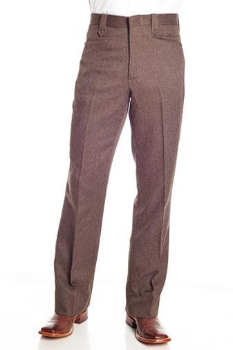 Circle S Dress Ranch Pant in Heather Chestnut
