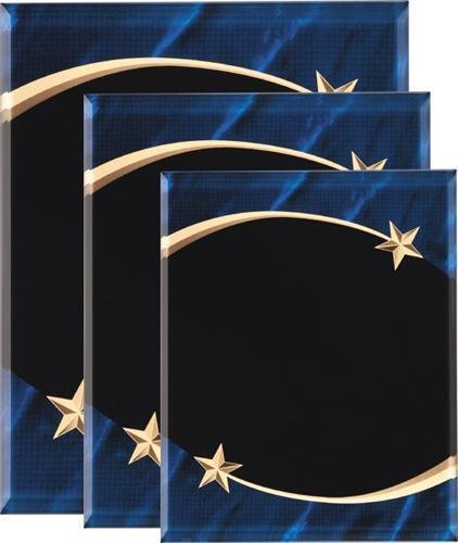 Blue Marble Shooting Star Acrylic Art Plaque