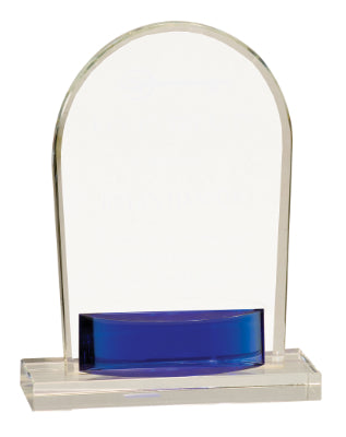 Crystal Arch with Blue Accent