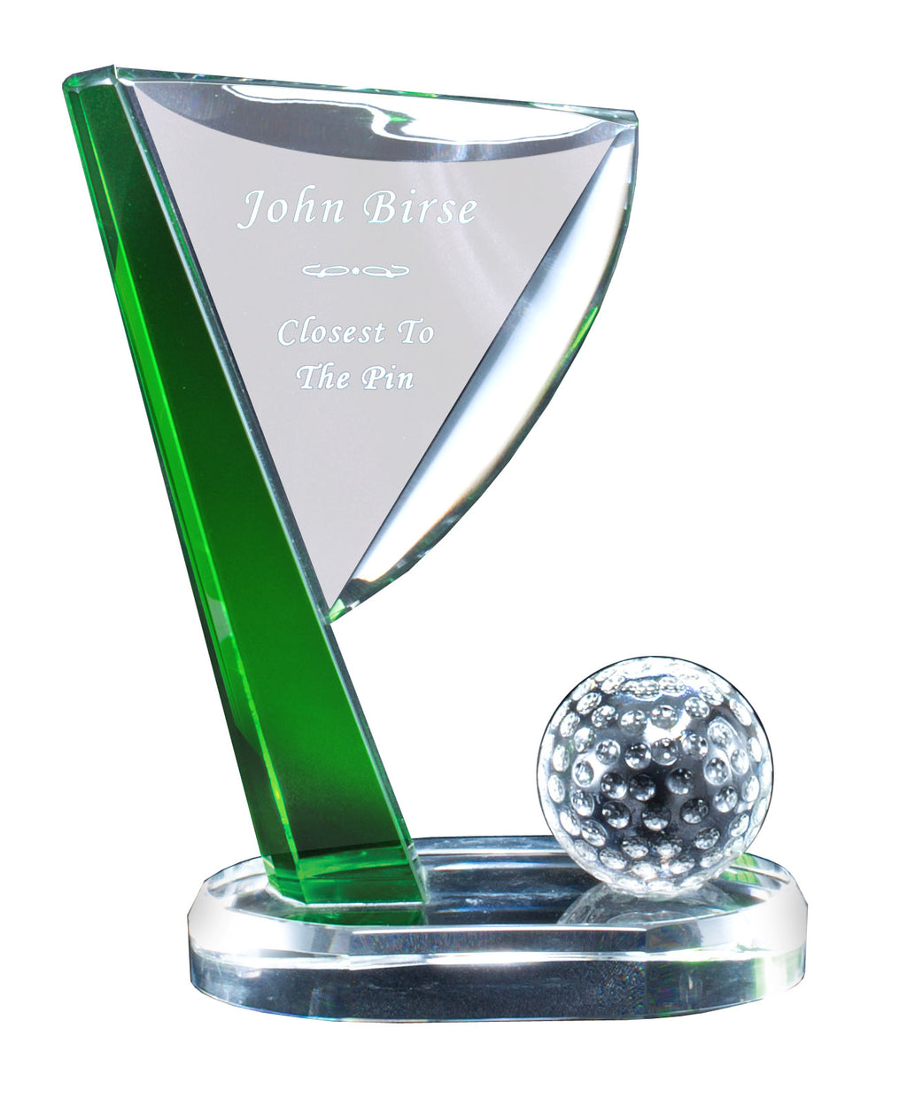 Crystal Green Golf Flag Award