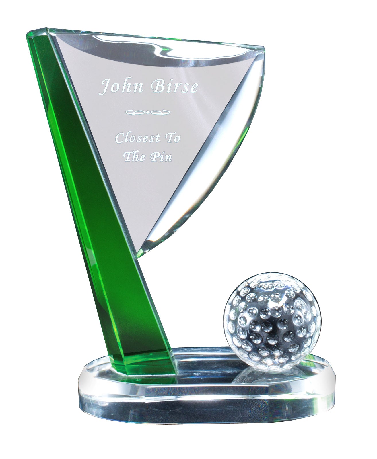 Crystal Green Golf Flag Award