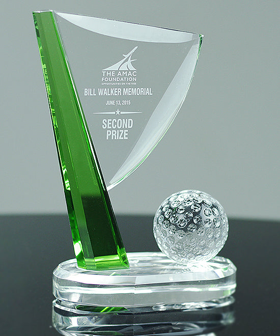 Crystal Green Golf Flag Award